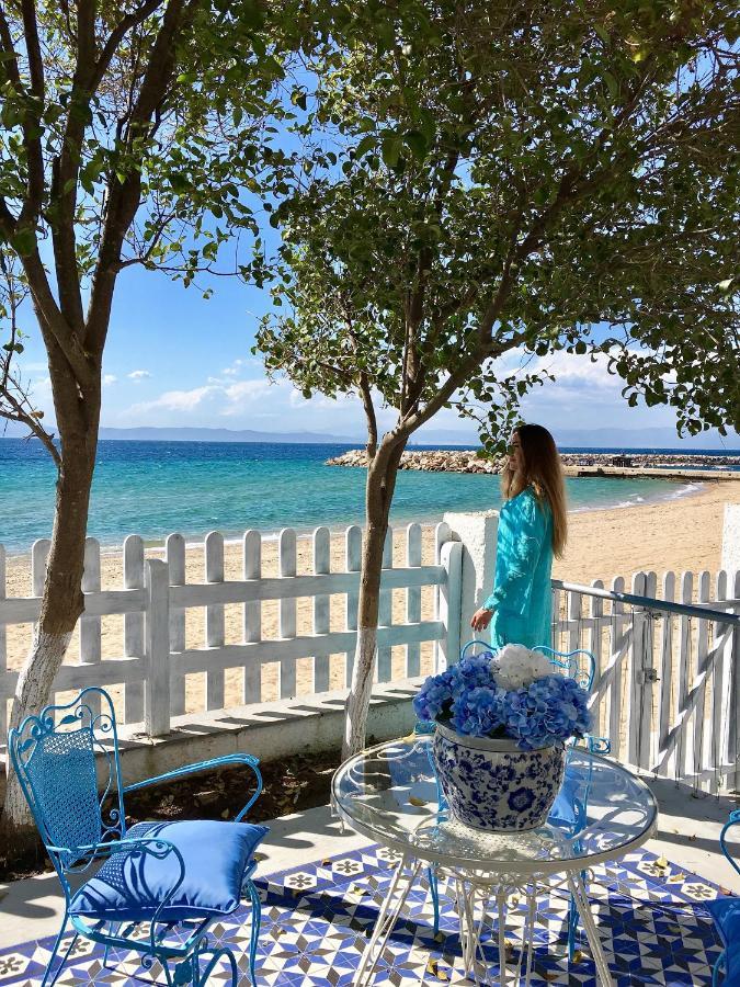 Byblos Mare-The Exclusive Beach Front Villa Skala Sotiros Exterior photo